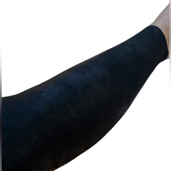 NWOT Spanx Faux Leather Metallic Camo Black Leggings – Sz S/P - Picture 2 of 6